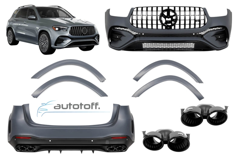 Pachet exterior compatibil cu Mercedes GLE W167 SUV (2019-2026) GLE 53 Design