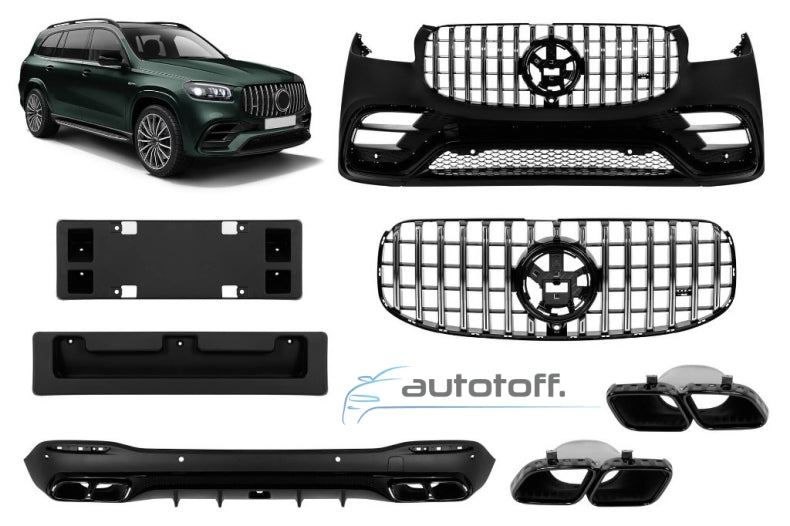 Pachet exterior compatibil Mercedes GLS X167 (20-23) 63AMG Design