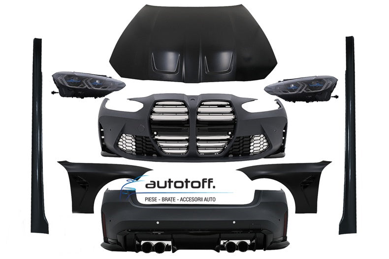 Pachet exterior BMW Seria 3 G20 (16-22) Conversie la G80 M3 Design