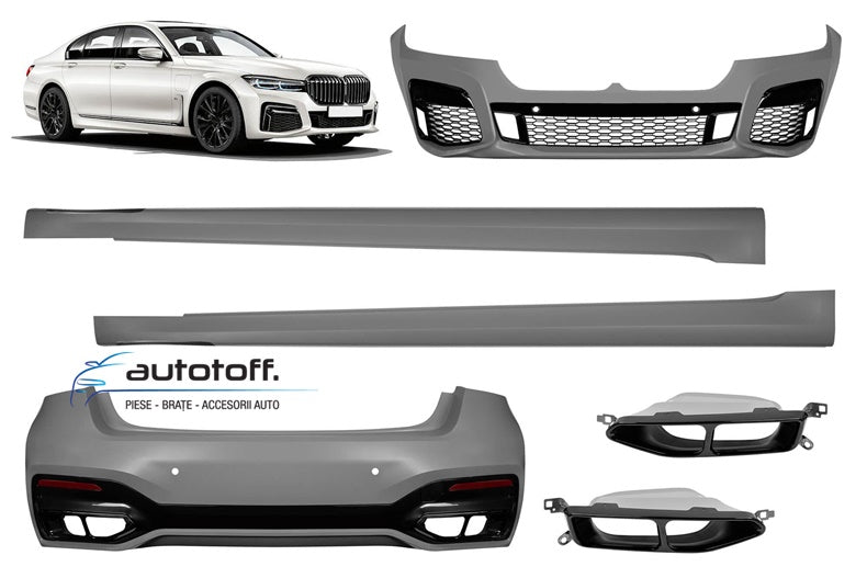 Pachet exterior compatibil BMW Seria 7 G12 Facelift (19-21) M-Technik 760 Design