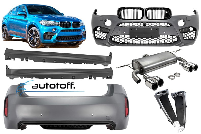 Pachet exterior compatibil BMW X6 F16 (14-19) X6M Design