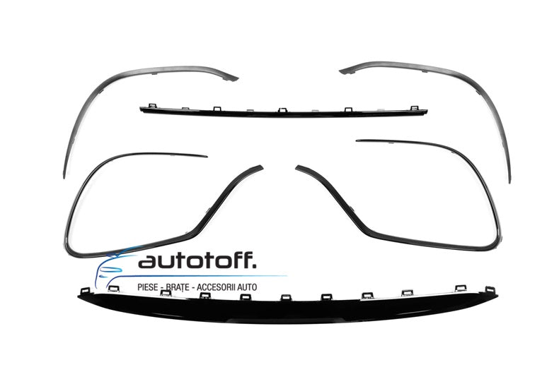 Pachet exterior compatibil Mercedes GLE W167 SUV (19-23) GLE63 Black Design