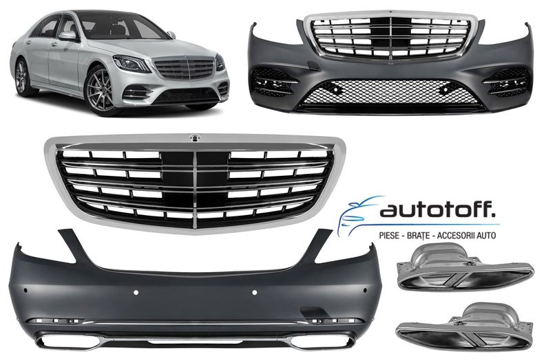 Pachet exterior Mercedes W222 S-Class Facelift (2017+) model S450 AMG