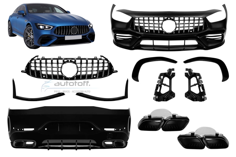Pachet exterior compatibil cu Mercedes GT X290 (2019+) GT63 Crome Design