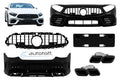 Pachet exterior compatibil Mercedes CLS C257 (19-21) CLS63 Black Edition