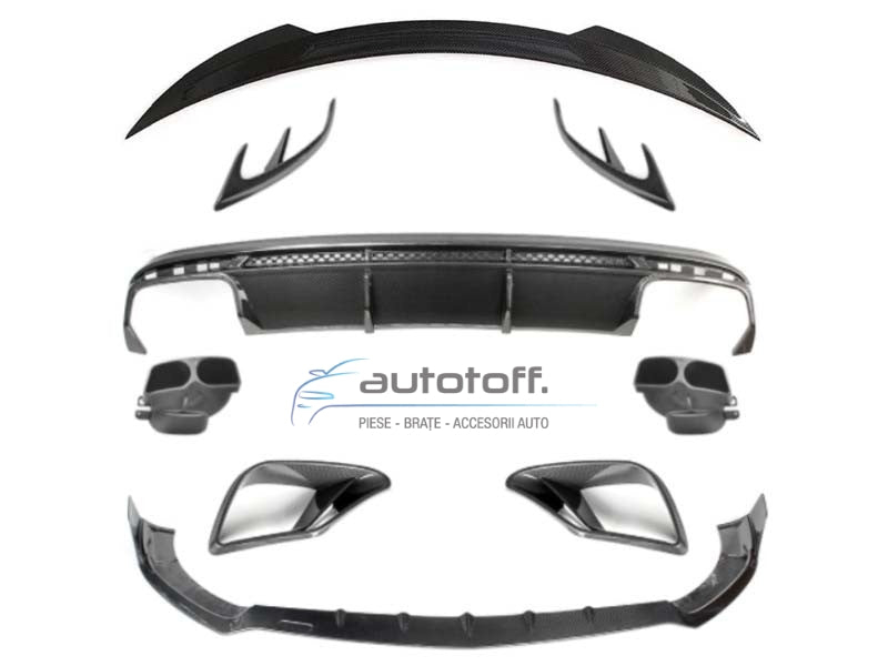 Prelungiri compatibile cu Mercedes S-Class Coupe C217 (2017-2020) BRB Design Fibra de Carbon