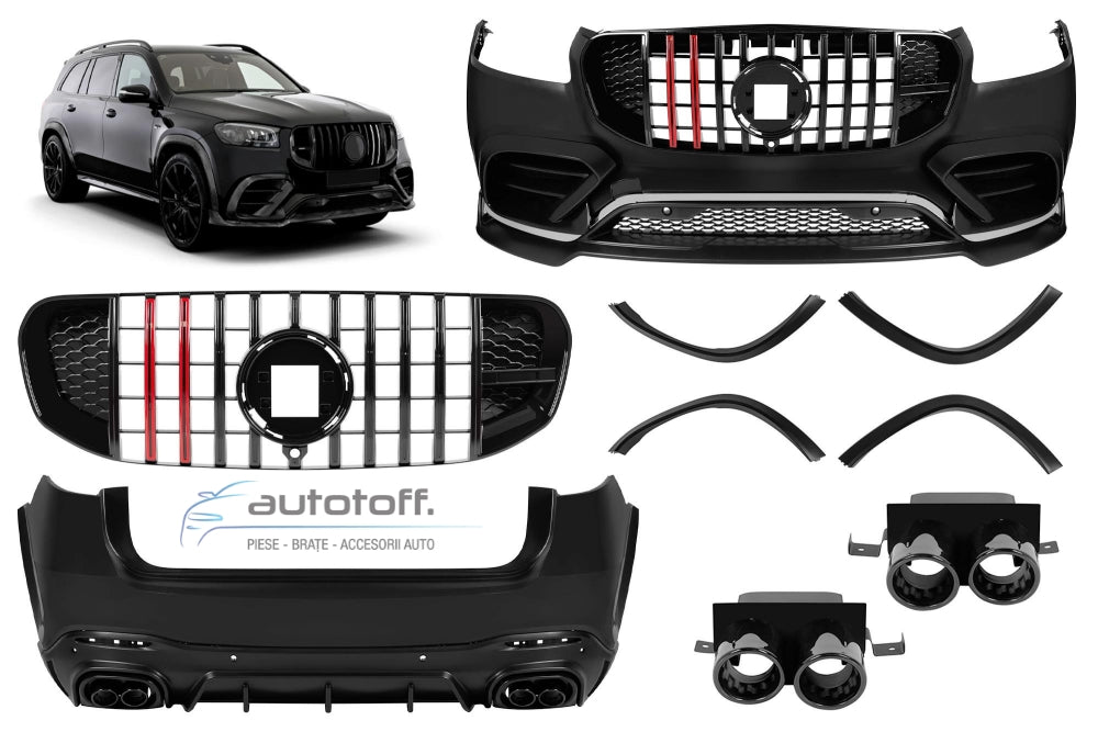 Pachet exterior compatibil Mercedes GLS X167 (2019-2023) BRB GLS900 Design
