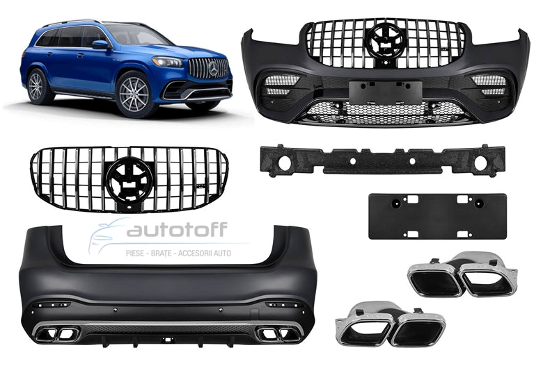 Pachet exterior compatibil cu Mercedes GLS X167 (2020+) GLS63 Design