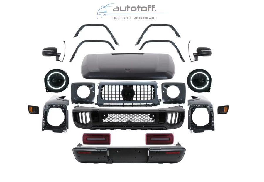 Pachet exterior compatibil Mercedes G-Class W463 (2012-2017) Conversie G63 W465 2024+