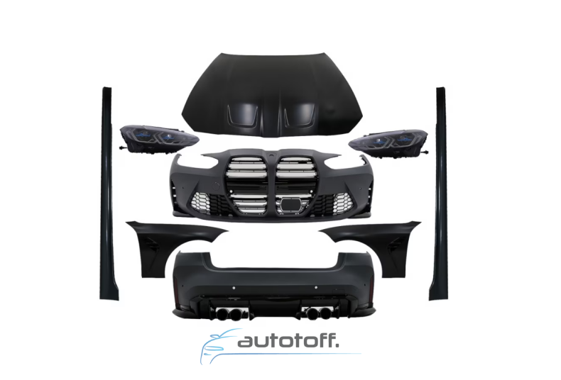 Pachet exterior BMW Seria 3 G20 (16-22) Conversie la G80 M3 Design