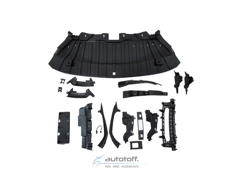 Pachet exterior compatibil cu Mercedes C-Class W205 (2018-2022) Conversie la W206 C63 Design