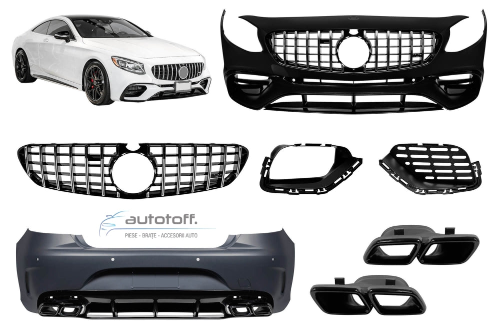 Pachet compatibil cu Mercedes S-Coupe C217 (2014-2020) S63 Design