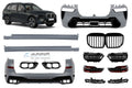 Pachet exterior compatibil cu BMW X7 G07 (2019-2022) Conversie la X7 Facelift dupa 2023