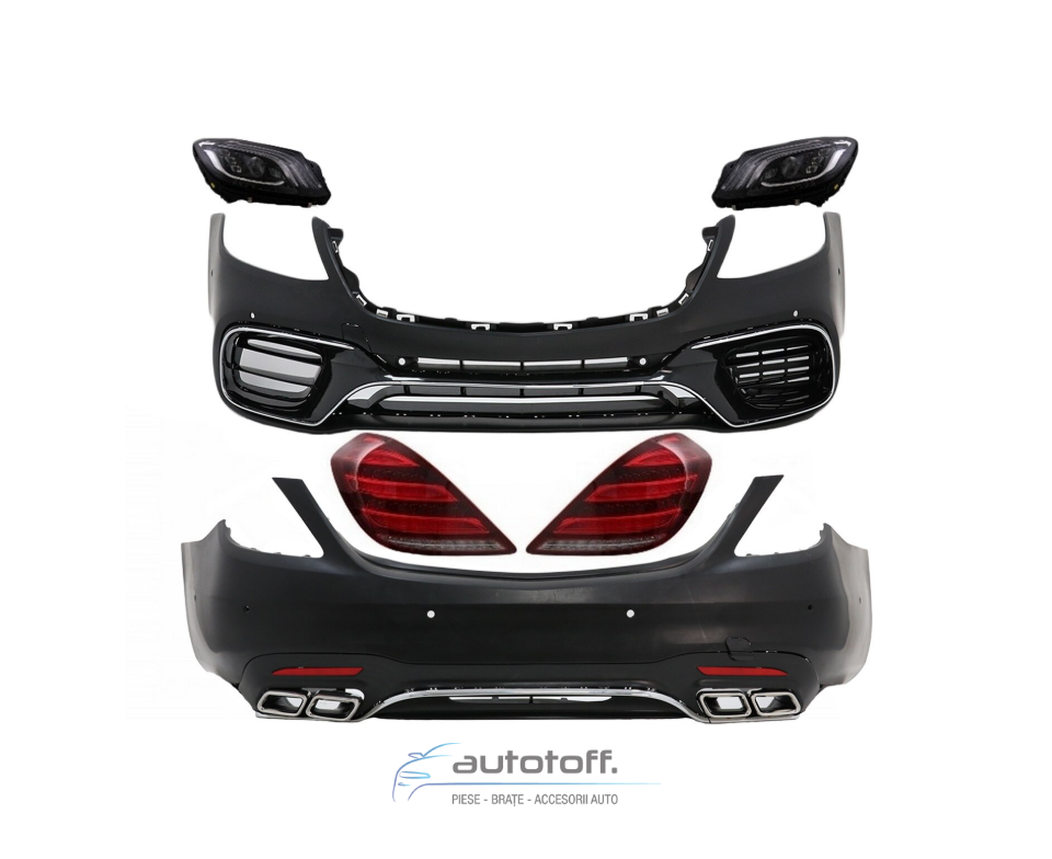 Pachet exterior compatibil Mercedes S-Class W222 Facelift (2013-2017) S63 Design