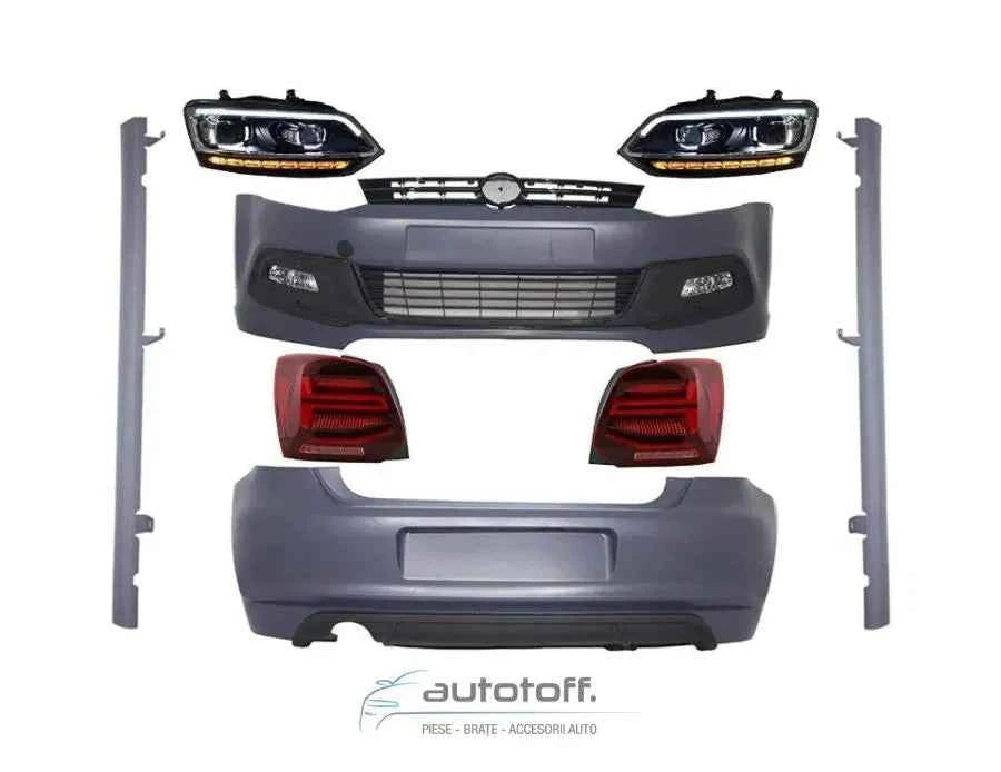 Pachet exterior compatibil cu VW Polo 6R 6C (2009-2017) R-Line Design