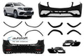 Pachet exterior compatibil GLS X166 Facelift (15-19) 63AMG Black Design
