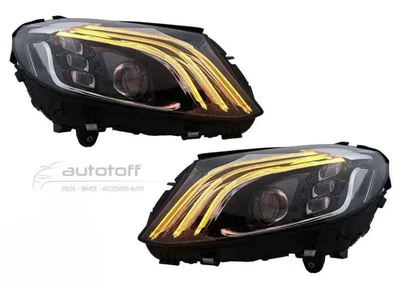Faruri LED compatibile cu Mercedes W205 S205 C-class (2014+) MBH Design