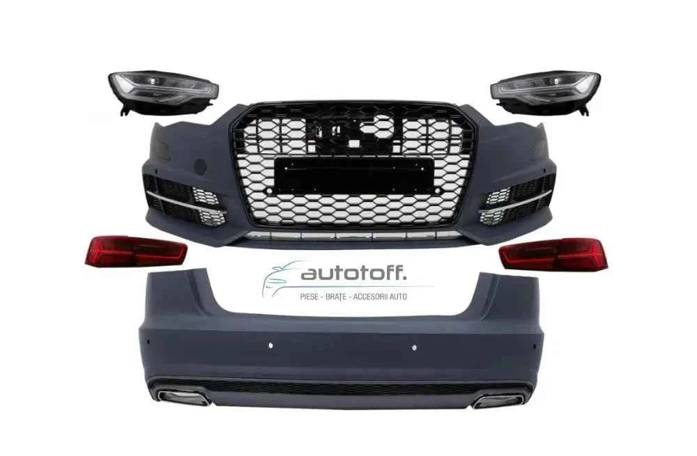 Pachet exterior complet compatibil cu Audi A6 C7 4G (2011-2018) Conversie la Design