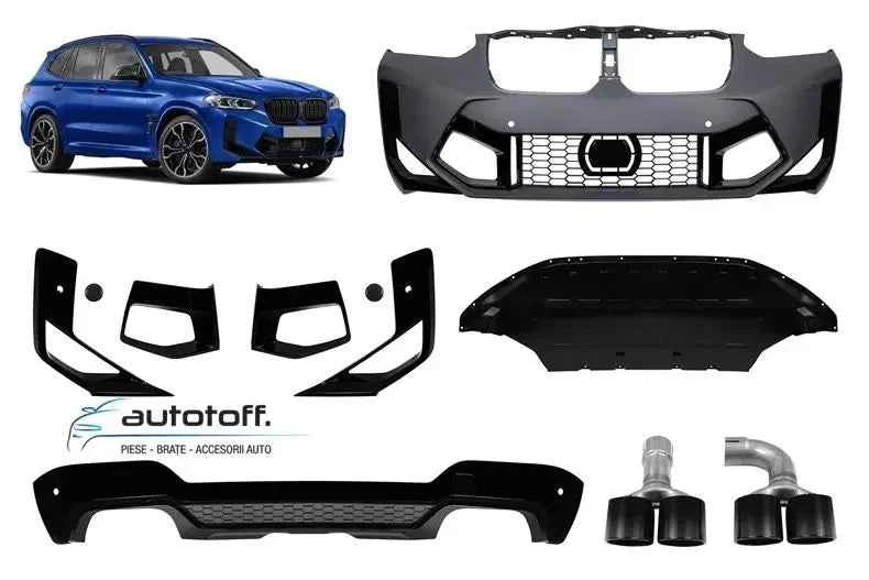 Pachet exterior compatibil cu BMW X3 G01 LCI (2021+) X3M Design
