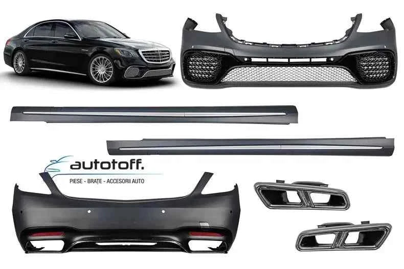 Pachet exterior compatibil Mercedes W222 S-Class Facelift (2017+) S65 AMG