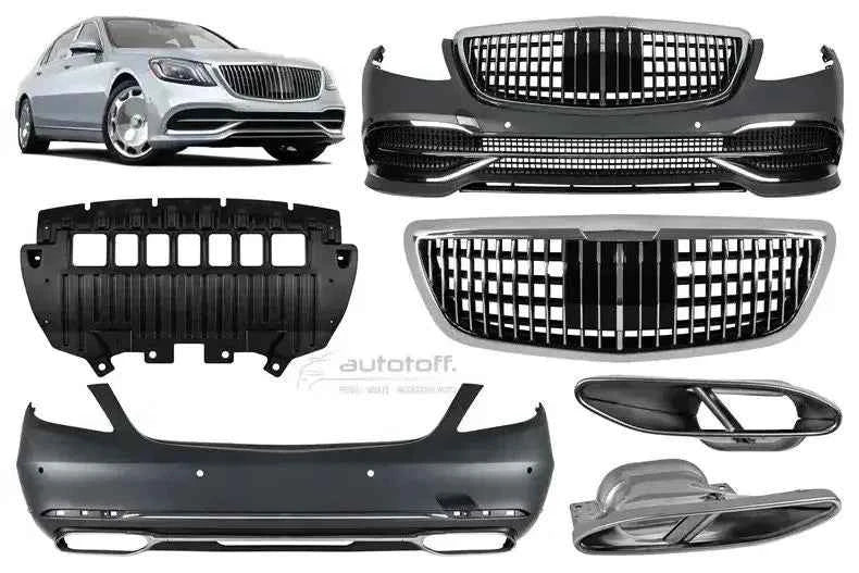 Pachet MBH compatibil cu Mercedes S-Class W222 Facelift (2017+)