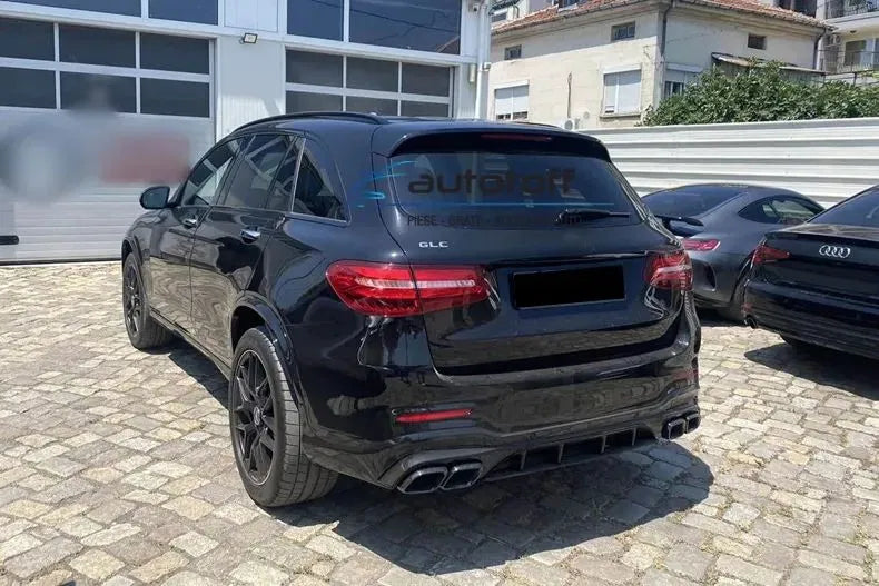 Pachet exterior compatibil cu Mercedes GLC Suv X253 (2020+) 63 AMG Black Design