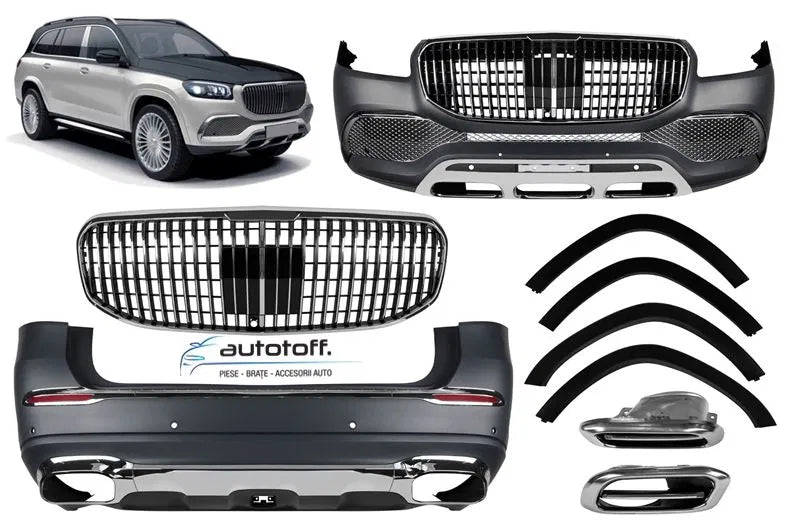 Pachet exterior compatibil cu Mercedes GLS X167 Maybach Design (2020+)