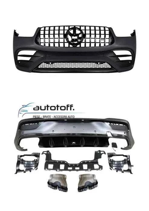 Pachet exterior compatibil Mercedes GLE Coupe C167 (2020+) Full Black 63AMG