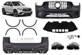 Pachet exterior compatibil cu Mercedes GLC Suv X253 (2020+) 63 AMG Black Design