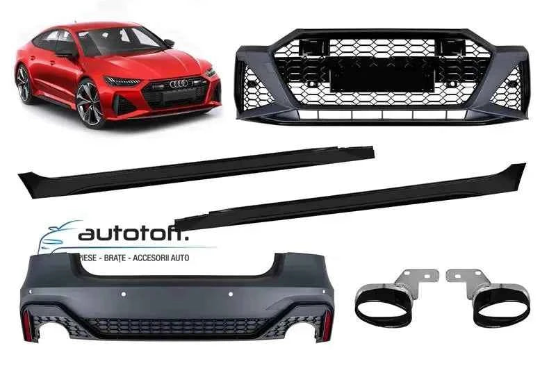 Pachet exterior compatibil cu Audi A7 C8 (2018+) RS7 Design