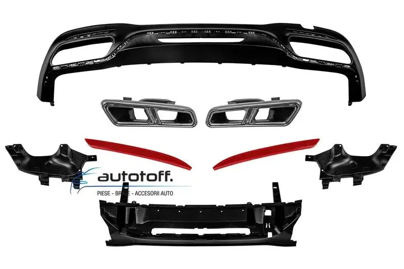 Pachet exterior compatibil Mercedes W222 S-Class Facelift (2017+) S65 AMG