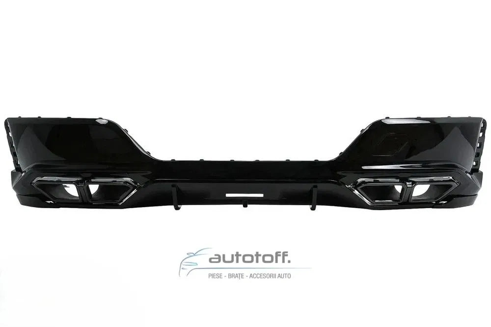 Pachet exterior Aero compatibil BMW Seria 7 G70 M-Tech (2022+) Negru lucios