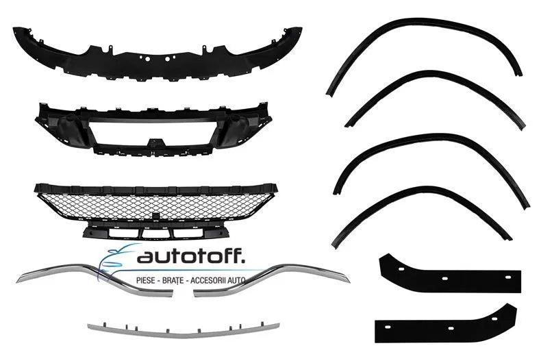 Pachet exterior compatibil Mercedes GLS X166 (2015+) model AMG 63
