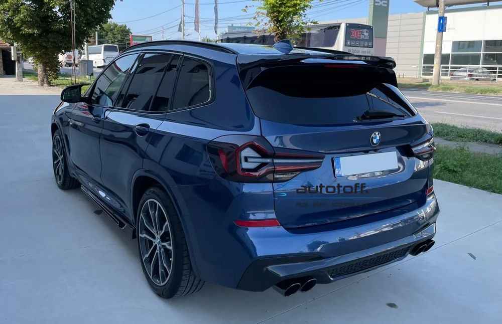 Difuzor bara spate BMW X3 G01 (2017+) Full Negru Lucios