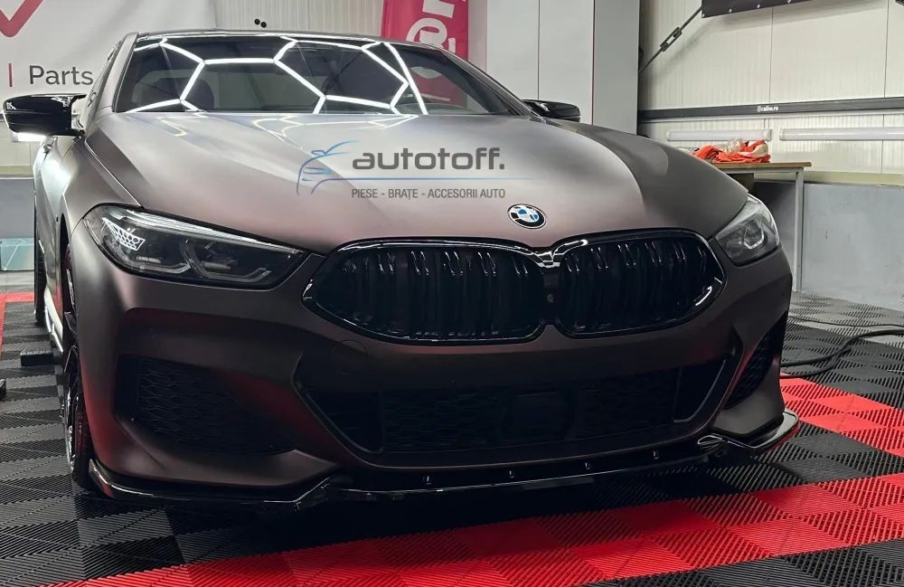 Grila dubla G14 G15 G16 Seria 8 compatibila cu BMW (2018+) M Negru lucios