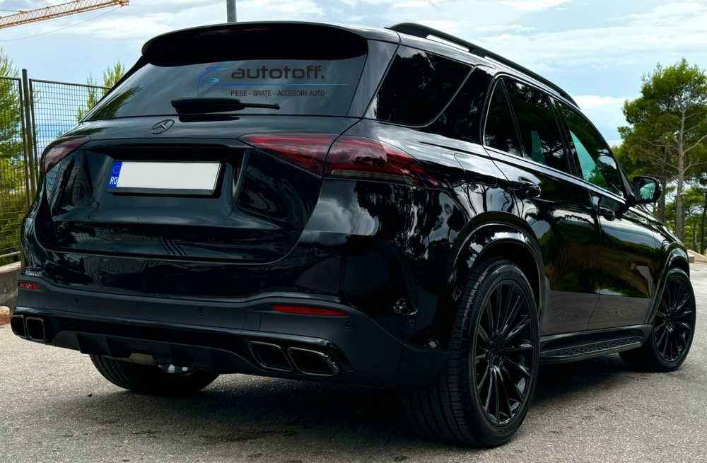Difuzor bara spate GLE W167 (2019+) Full Black Look 63AMG