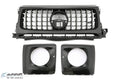 Grila Panamericana compatibila cu Mercedes G-Class W465 (2024+) Negru Lucios