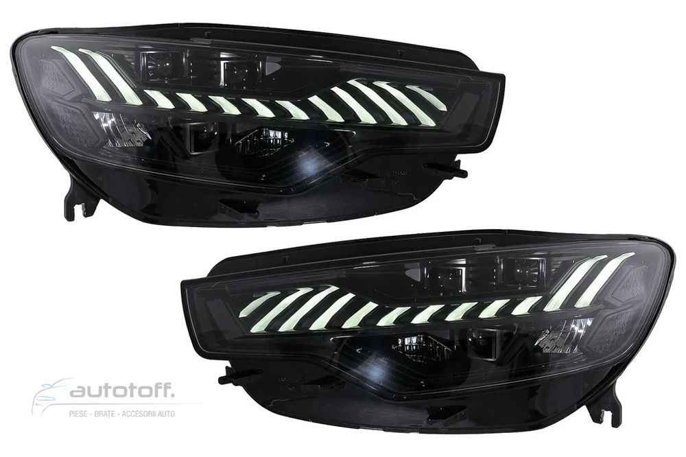 Faruri LED compatibile cu Audi A6 C7 4G (2011-2014) Facelift Design conversie Xenon la LED
