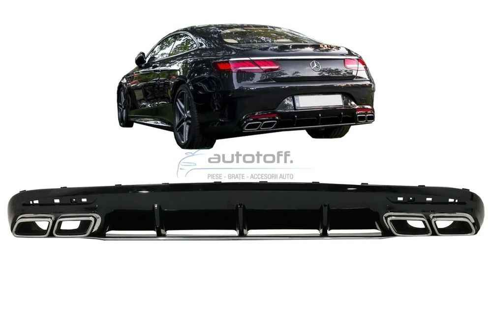 Difuzor bara spate compatibil cu Mercedes S-Class Coupe C217 (2014+) S63 Facelift Design