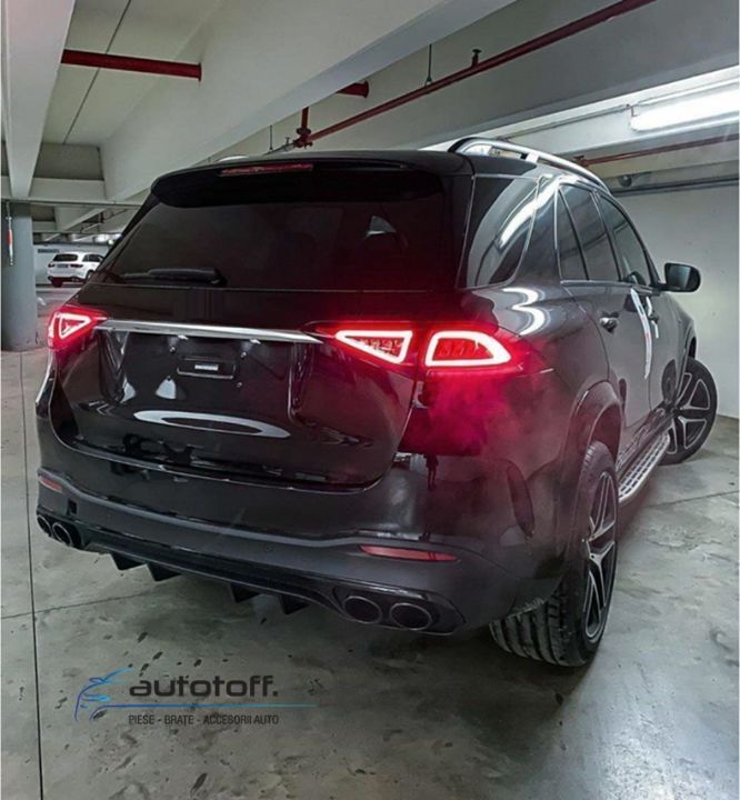 Praguri aluminiu Mercedes Benz GLE W167 (2019+) trepte laterale