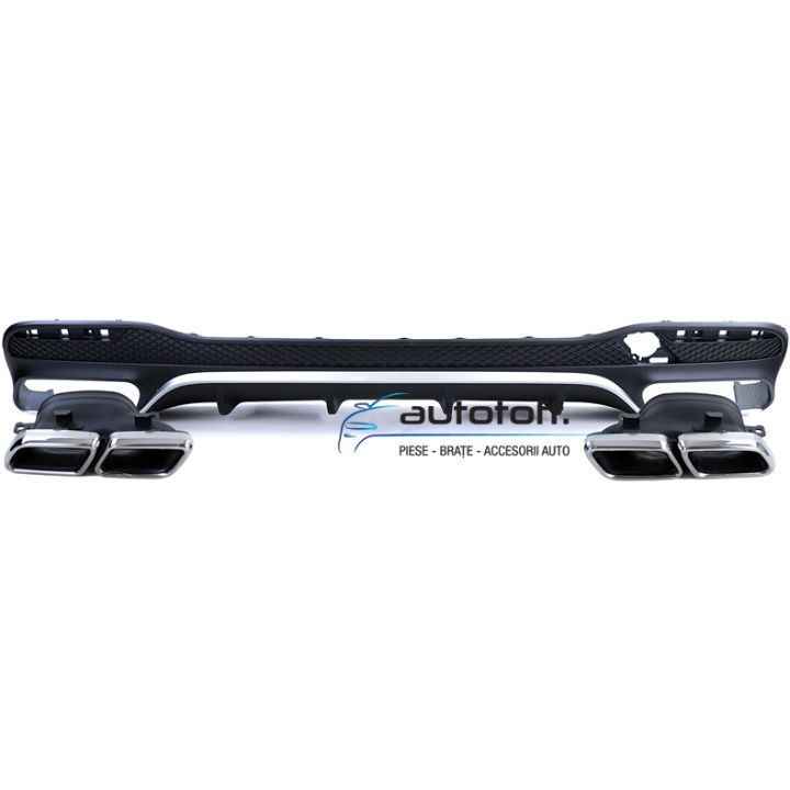Difuzor bara spate Mercedes GLS X166 Facelift (15-19) Chrome Look