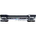 Difuzor bara spate Mercedes GLS X166 Facelift (15-19) Chrome Look