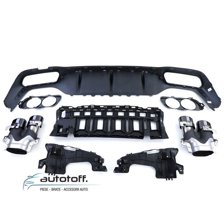 Difuzor compatibil cu Mercedes W213 E-Class (2016+) E53 Design Full Black