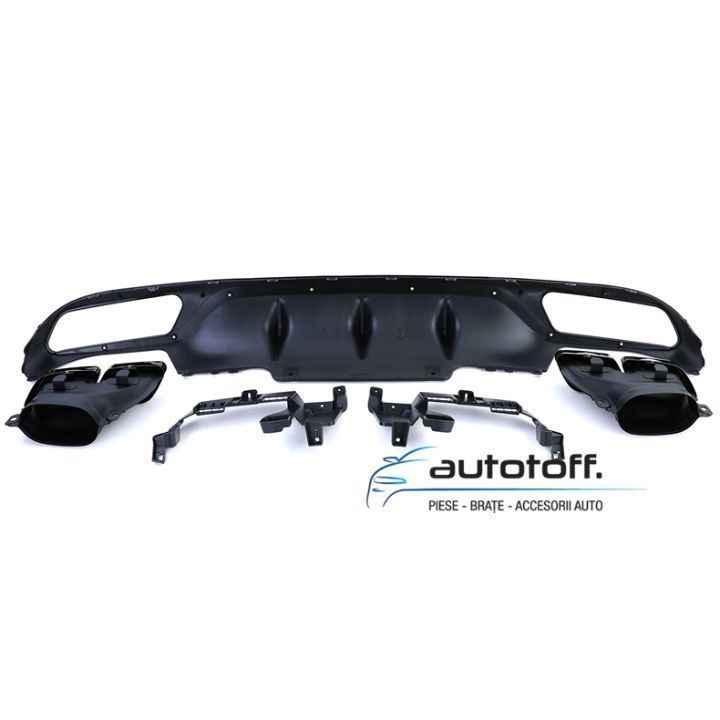 Difuzor bara spate Mercedes W213 E-Class (2016+) model E63 Full Black Pachet Standard