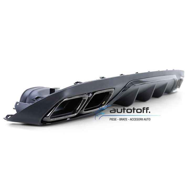 Difuzor bara spate Mercedes W213 E-Class (2016+) model E63 Full Black Pachet Standard
