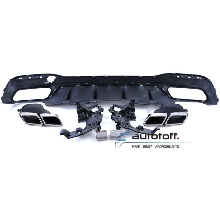 Difuzor bara spate Mercedes GLS X166 Facelift (15-19) Chrome Look