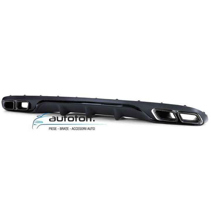 Difuzor bara spate Mercedes W213 E-Class (2016+) model E63 Full Black Pachet Standard