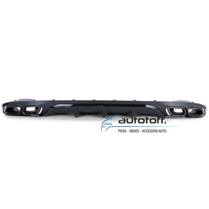 Difuzor bara spate Mercedes W213 E-Class (2016+) model E63 Full Black Pachet Standard