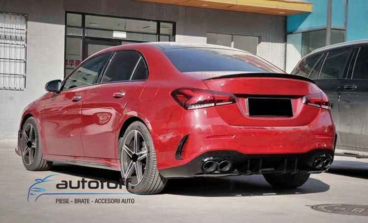 Difuzor bara spate Mercedes A-Class V177 (2018+) Black Look