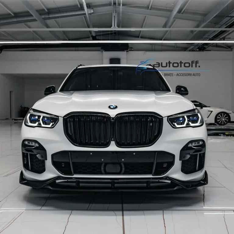 Pachet prelungiri Aero compatibil cu BMW X5 G05 (2018-2022) M-Tech Piano Black Design